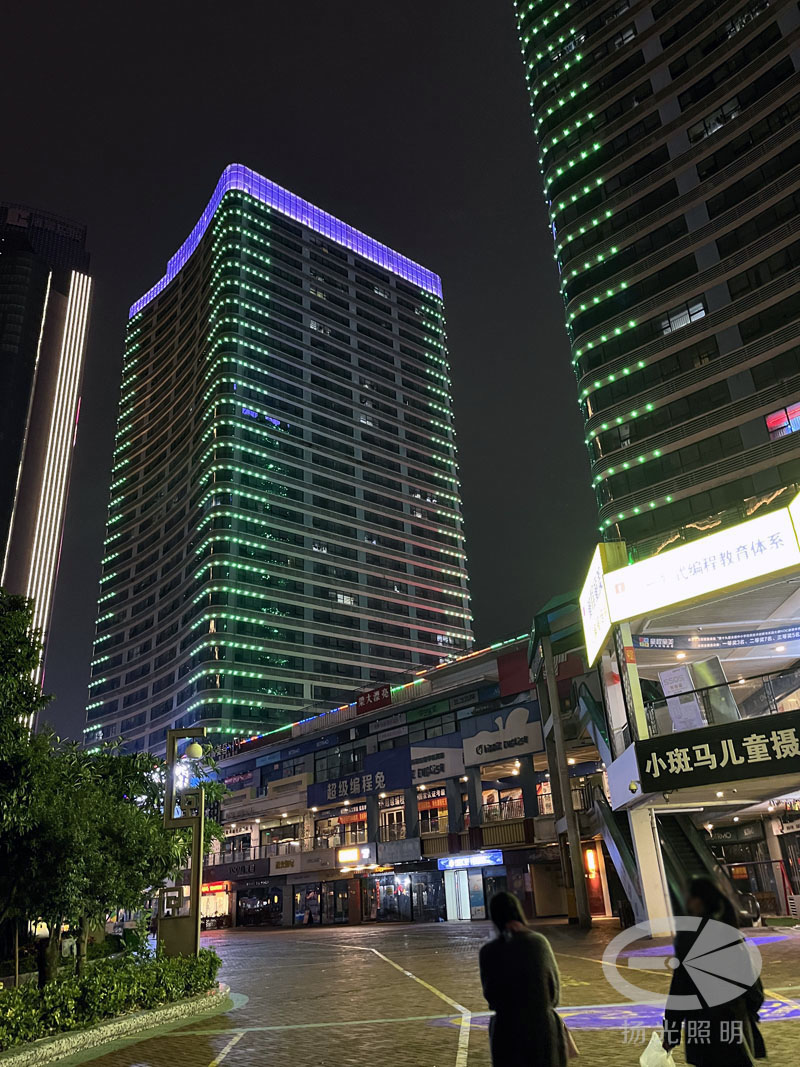 旅店夜景亮化實拍圖